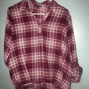 Burgundy Flannel